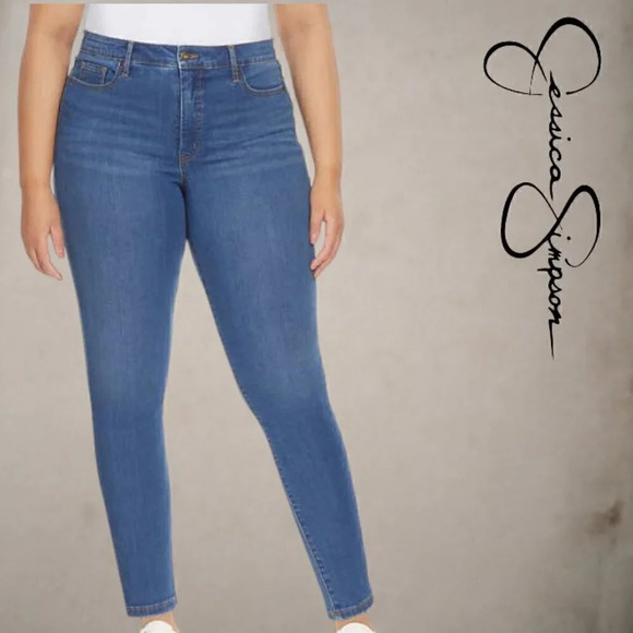 Jessica Simpson | Ladies' Skinny Jean | High Rise Slimming | Light Blue | NWOT - Picture 2 of 4